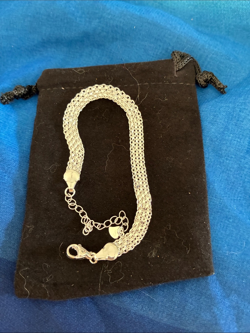 925 Sterling Silver Mesh Bracelet